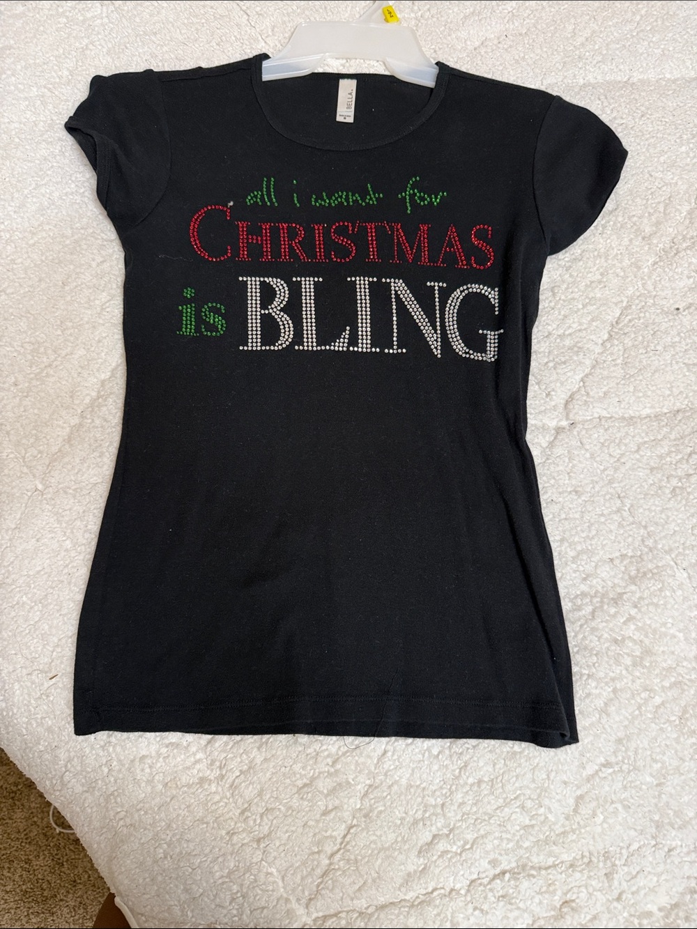 Abella Black Crewneck T-Shirt